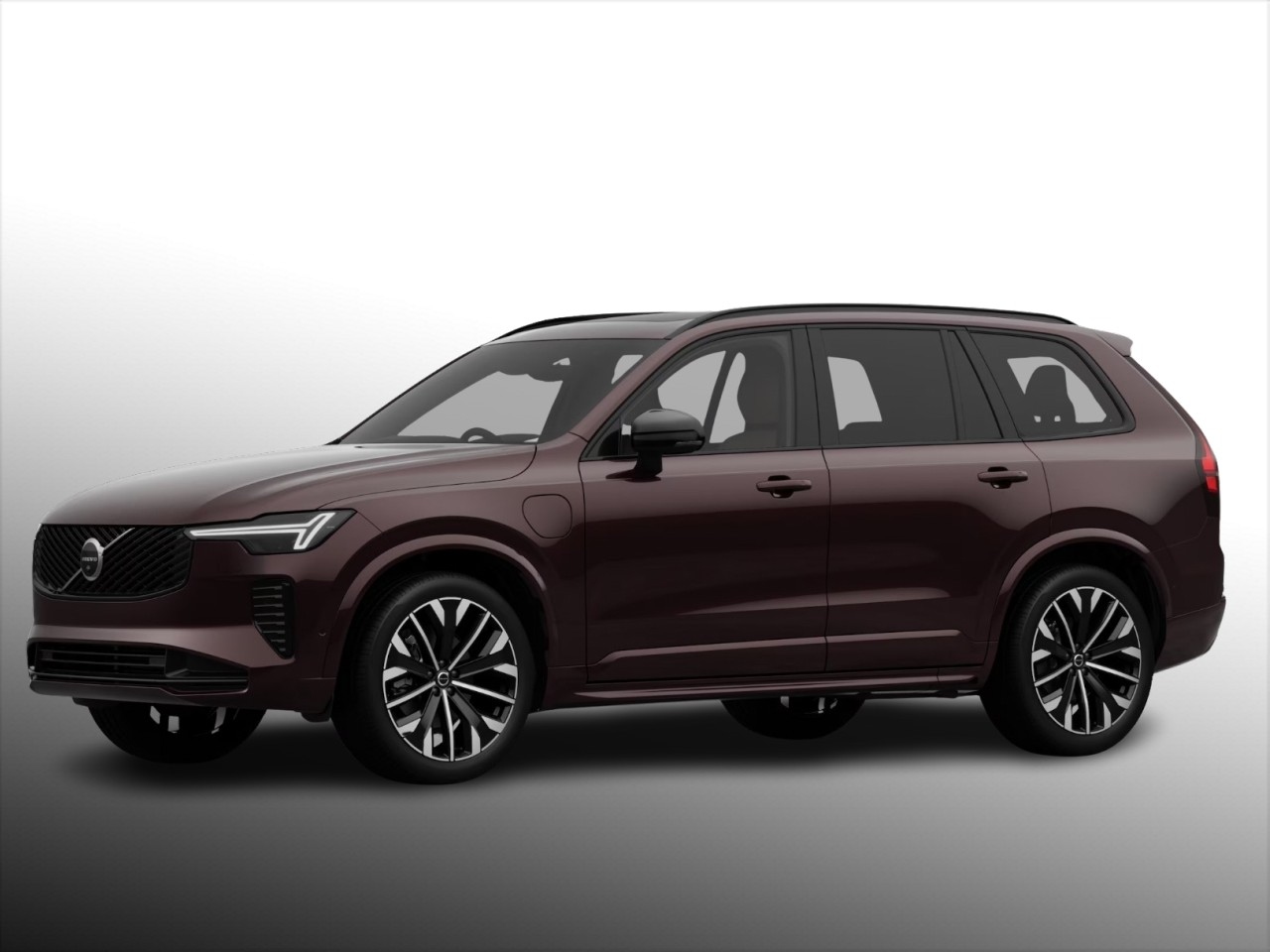 Volvo XC90 T8 455bhp Ultra Dark - Mulberry Red Metallic - Immediate Delivery