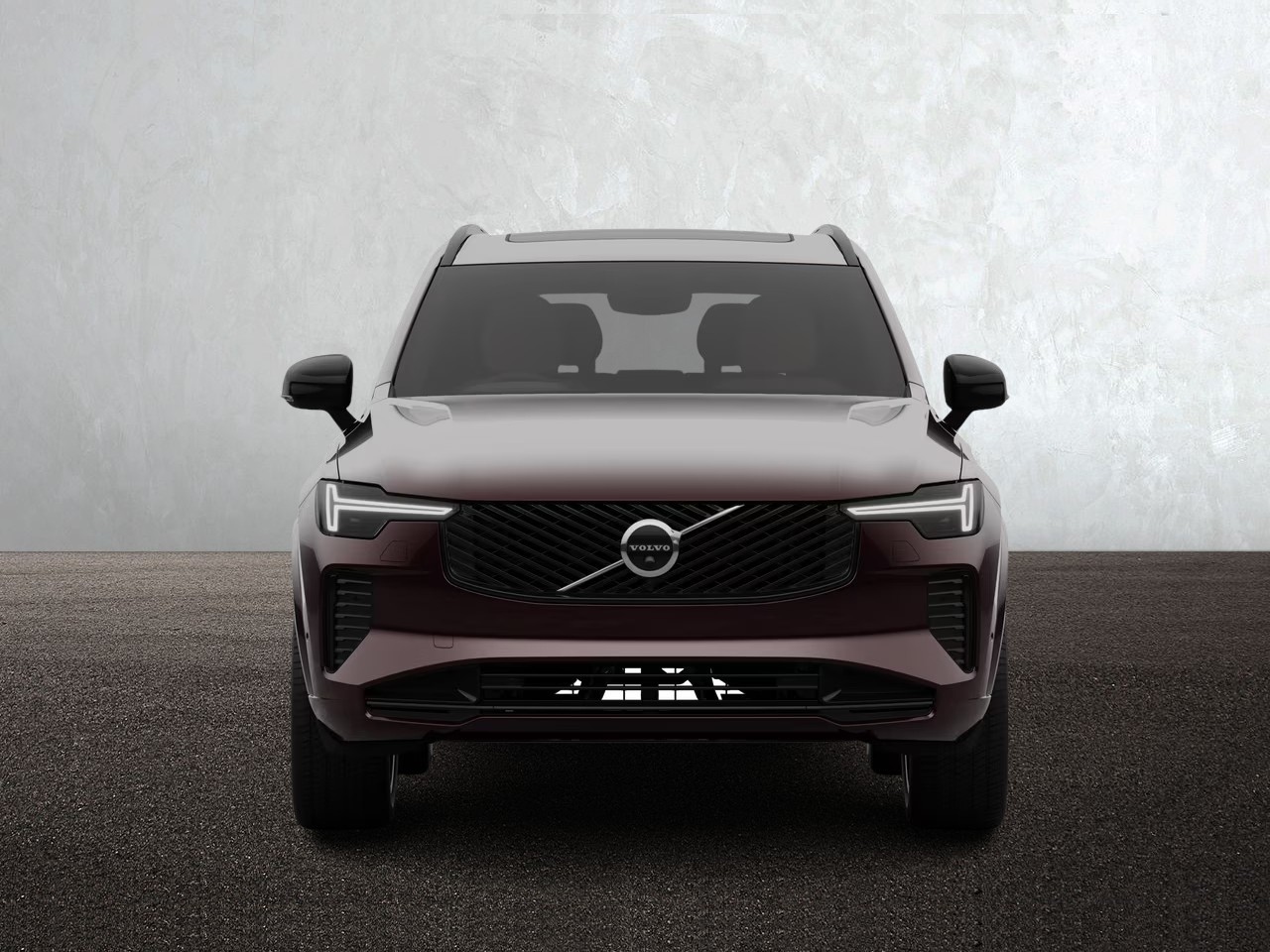 Volvo XC90 T8 406bhp AWD PHEV  Plus Dark - Mulberry  Red Immediate  Delivery